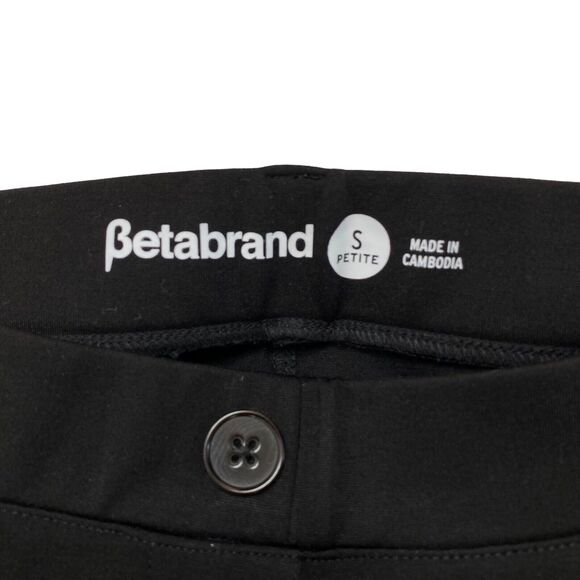 BETABRAND Straight Leg Classic Dress Yoga Pants in Black Small Petite #W0076 - Picture 4 of 9
